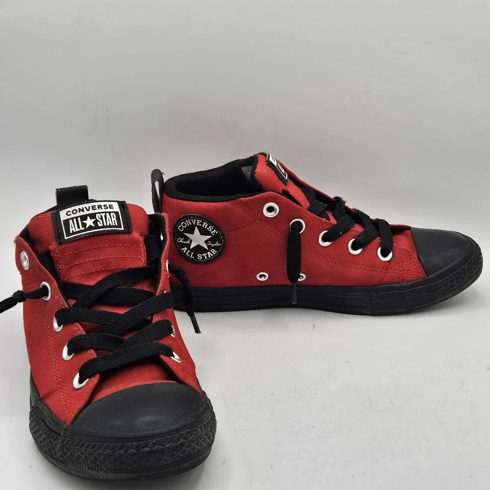 Converse Chuck Taylor Red High Top Shoes Kids Size 3